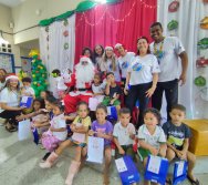 CHEGADA DE PAPAI NOEL - CMEI REGIONAL SILVESTRE