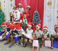 CHEGADA DE PAPAI NOEL - CMEI REGIONAL SILVESTRE