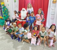 CHEGADA DE PAPAI NOEL - CMEI REGIONAL SILVESTRE