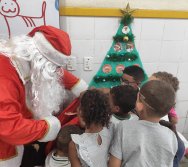 CHEGADA DE PAPAI NOEL - CMEI REGIONAL SILVESTRE