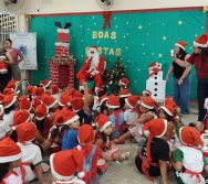 CHEGADA DE PAPAI NOEL - CMEI VERA CALMON