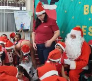 CHEGADA DE PAPAI NOEL - CMEI VERA CALMON