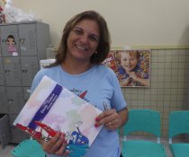 CURSO DE APRIMORAMENTO DE PROFESSORES - CMEI CORA CORALINA - ATIVIDADE COLCHA DE RETALHOS