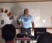 PARTICIPAÇÃO NO CAFÉ LITERÁRIO DA EMEF JONAS FARIAS - NOVA CARAPINA I - SERRA