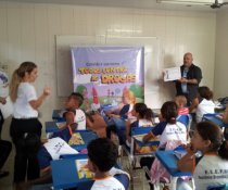 SENSIBILIZAÇÃO AOS ALUNOS DOS 5º E 6º ANOS PARA IMPLANTAÇÃO DO COLORIR SUSTENTÁVEL - CARIACICA