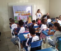 SENSIBILIZAÇÃO AOS ALUNOS DOS 5º E 6º ANOS PARA IMPLANTAÇÃO DO COLORIR SUSTENTÁVEL - CARIACICA