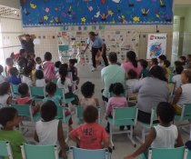 CMEI CORA CORALINA - LANÇAMENTO DO PROGRAMA COLORIR SUSTENTÁVEL - SERRA - ES