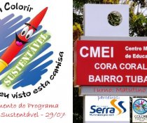 CMEI CORA CORALINA - LANÇAMENTO DO PROGRAMA COLORIR SUSTENTÁVEL - SERRA - ES