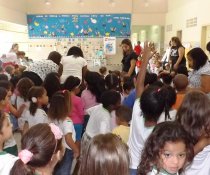 LANÇAMENTO DO PROGRAMA COLORIR SUSTENTÁVEL NO CMEI CORA CORALINA - SERRA - ES - VESPERTINO