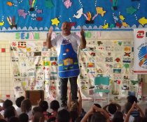 LANÇAMENTO DO PROGRAMA COLORIR SUSTENTÁVEL NO CMEI CORA CORALINA - SERRA - ES - VESPERTINO