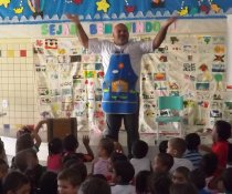 LANÇAMENTO DO PROGRAMA COLORIR SUSTENTÁVEL NO CMEI CORA CORALINA - SERRA - ES - VESPERTINO