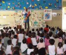 LANÇAMENTO DO PROGRAMA COLORIR SUSTENTÁVEL NO CMEI CORA CORALINA - SERRA - ES - VESPERTINO