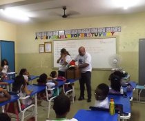 PC3ES = SUSTENTÁVEL - EMEF ANTÔNIO V. REZENDE - CENTRAL CARAPINA - SERRA - ES (PARCEIROS: ASPE E COLORIR)