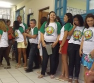 PC3ES - MOSTRA CULTURAL NA EMEF ANTÔNIO V. REZENDE - SERRA. MAT e VESP