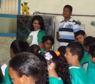 PC3ES - MOSTRA CULTURAL NA EMEF ANTÔNIO V. REZENDE - SERRA. MAT e VESP