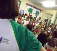 PC3ES - MOSTRA CULTURAL NA EMEF ANTÔNIO V. REZENDE - SERRA. MAT e VESP