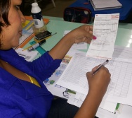 PC3ES - COLETA DE DADOS DO CONSUMO É REALIZADA NA TURMA DA PROFª EMANUELA NA EMEF ANTONIO V. R