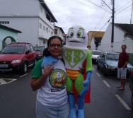 PC3ES  - CULMINÂNCIA DO PROJETO NA ESCOLA PROF ERNESTO NASCIMENTO COM PASSEATA NA RUA