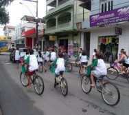 PC3ES  - CULMINÂNCIA DO PROJETO NA ESCOLA PROF ERNESTO NASCIMENTO COM PASSEATA NA RUA