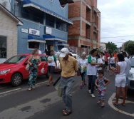 PC3ES  - CULMINÂNCIA DO PROJETO NA ESCOLA PROF ERNESTO NASCIMENTO COM PASSEATA NA RUA