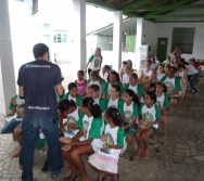 PC3ES  - CULMINÂNCIA DO PROJETO NA ESCOLA PROF ERNESTO NASCIMENTO COM PASSEATA NA RUA