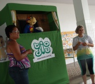 PC3ES  - CULMINÂNCIA DO PROJETO NA ESCOLA PROF ERNESTO NASCIMENTO COM PASSEATA NA RUA