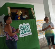 PC3ES  - CULMINÂNCIA DO PROJETO NA ESCOLA PROF ERNESTO NASCIMENTO COM PASSEATA NA RUA