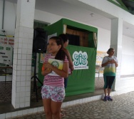 PC3ES  - CULMINÂNCIA DO PROJETO NA ESCOLA PROF ERNESTO NASCIMENTO COM PASSEATA NA RUA