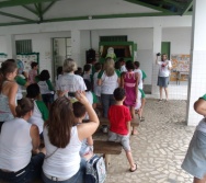 PC3ES  - CULMINÂNCIA DO PROJETO NA ESCOLA PROF ERNESTO NASCIMENTO COM PASSEATA NA RUA