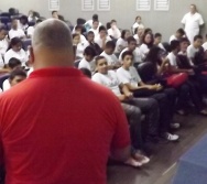 PALESTRA TODOS CONTRA O  BULLYING NO SENAC - 300 ADOLESCENTES CAPACITADOS