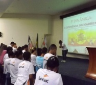 PALESTRA TODOS CONTRA O  BULLYING NO SENAC - 300 ADOLESCENTES CAPACITADOS