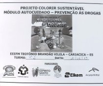 2ª INTERVENÇÃO -COLORIR SUSTENTÁVEL - MÓDULO AUTOCUIDADO - DROGAS 