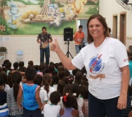  ETAPA COOPERAR do Projeto Colorir hoje no CMEI INTEGRACAO - SERRA - ES.