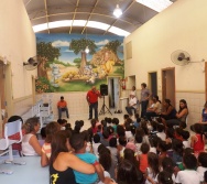  ETAPA COOPERAR do Projeto Colorir hoje no CMEI INTEGRACAO - SERRA - ES.