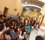  ETAPA COOPERAR do Projeto Colorir hoje no CMEI INTEGRACAO - SERRA - ES.