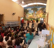  ETAPA COOPERAR do Projeto Colorir hoje no CMEI INTEGRACAO - SERRA - ES.