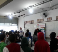 1ª etapa do Projeto Cuida de Mim - Enfrentamento ao Bullying - EEEFM MARINGÁ