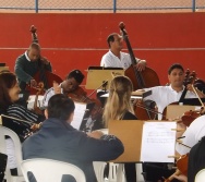 A ORQUESTRA FILARMÔNICA DO ES NA EEEF MANOEL PASCHOAL EM FLEXAL CARIACICA - FOMOS CONVIDADOS 