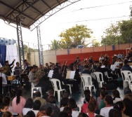 A ORQUESTRA FILARMÔNICA DO ES NA EEEF MANOEL PASCHOAL EM FLEXAL CARIACICA - FOMOS CONVIDADOS 
