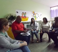 Reunião de adesão ao Projeto NA TRILHA DOS VALORES da EEEF MANOEL PASCHOAL