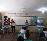 NA TRILHA DOS VALORES - CAPRI DE ALUNOS - ESCOLA ESCOLA EMEF AMÉRICO GUIMARÃES - SERRA