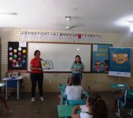 NA TRILHA DOS VALORES - CAPRI DE ALUNOS - ESCOLA ESCOLA EMEF AMÉRICO GUIMARÃES - SERRA