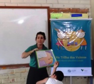 NA TRILHA DOS VALORES - CAPRI DE ALUNOS - ESCOLA ESCOLA EMEF AMÉRICO GUIMARÃES - SERRA