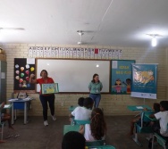 NA TRILHA DOS VALORES - CAPRI DE ALUNOS - ESCOLA ESCOLA EMEF ANTÔNIO V. DE REZENDE - SERRA