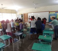 NA TRILHA DOS VALORES - CAPRI DE ALUNOS - ESCOLA ESCOLA EMEF ANTÔNIO V. DE REZENDE - SERRA