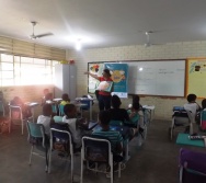 NA TRILHA DOS VALORES - CAPRI DE ALUNOS - ESCOLA ESCOLA EMEF ANTÔNIO V. DE REZENDE - SERRA