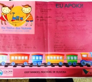 NA TRILHA DOS VALORES - CAPRI DE ALUNOS - ESCOLA MANOEL PASCHOAL - CARIACICA