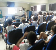 NA TRILHA DOS VALORES - CAPRI DE ALUNOS - ESCOLA MANOEL PASCHOAL - CARIACICA