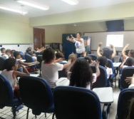 NA TRILHA DOS VALORES - CAPRI DE ALUNOS - ESCOLA MANOEL PASCHOAL - CARIACICA