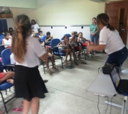 NA TRILHA DOS VALORES - CAPRI DE ALUNOS - ESCOLA MANOEL PASCHOAL - CARIACICA